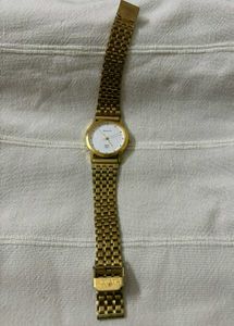 Sonata Gold Analog Watch (Unisex)