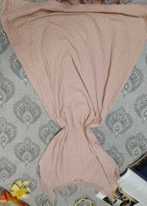Comfortable Ribbed Nightgown with Lace Trim