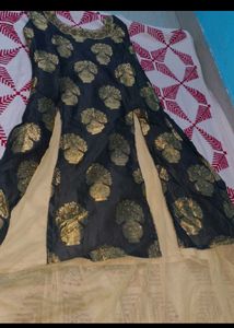 party golden black suit set