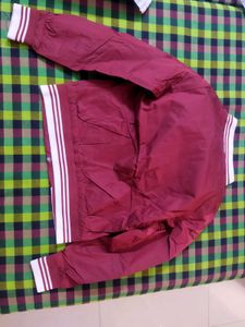 Selling Red Allen Solly Jacket In ₹400