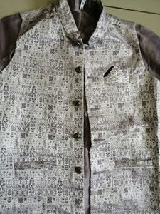 Men's Ethnic Kurta with Nehru Jacket