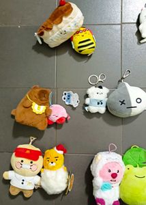 Cute Plush Keychain Collection