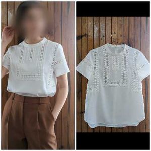 Elegant White Lace Blouse
