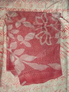 Pink Printed Kurta Set with Dupatta