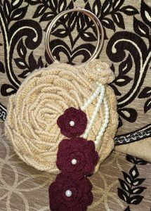 Handmade Crochet Clutch Bag