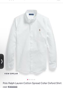 Ralph lauren og white shirt