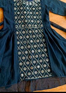 Girls' Navy Blue Dress Set