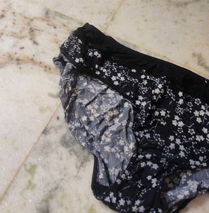 Floral Print Bikini Briefs