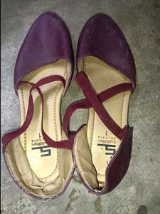 Stylish Burgundy Ballet Flats