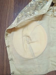 golden blouse for women