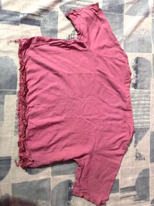 Pink Kurta Set with Palazzo Pants🎀💗wore once