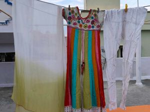 Colorful Striped Kurta set