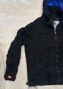 Superdry Men's Black Hooded Jacket