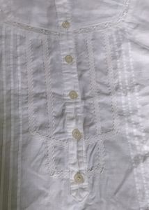 White Korean Tops