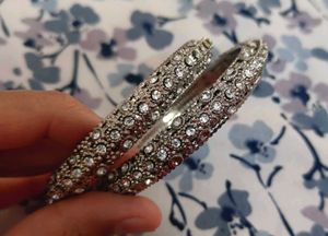 Beautiful Silver Kada Bangles