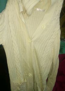 long woolen sweater