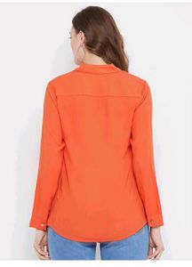 Vibe layered orange Shirt