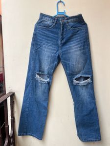 Blue Ripped Jeans