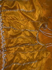 Beautiful Saree With Stiched Blouse Peticaot