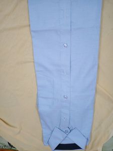 Pure New Sky-blue Formal Shirt