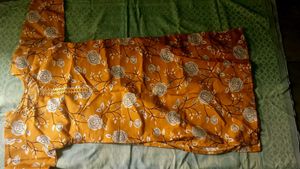 floral design yellow kurti