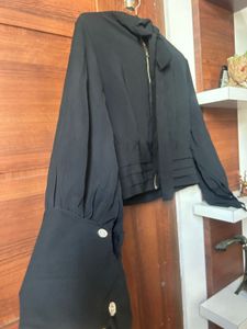 Black Full Sleeves Top