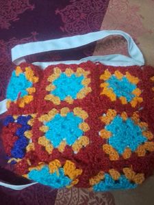 Handmade Crochet Crossbody Bag