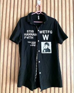 BLACK GRAFIC SHIRT FOR MEN