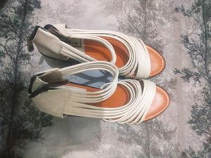 ✨White Sandal Wedges