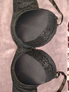 Lace Trim Padded Bra