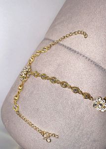 Elegant Gold Hand Chain Ring Set