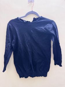 Navy Blue Knit Sweater