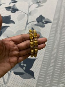 beautiful Golden Bangle Set