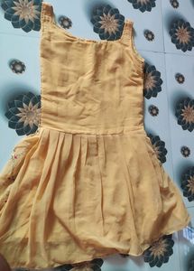Pretty Yellow Sharara Set