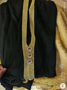 Elegant Black Palazzo Suit Set
