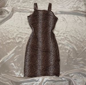 Leopard Print Sheath Dress