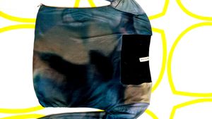 Stylish Mesh Tie-Dye Top