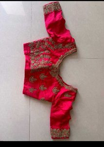 Stunning Pink Embroidered Lehenga Choli Set