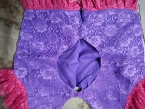 Pink Purple New Crop Top Without Tag