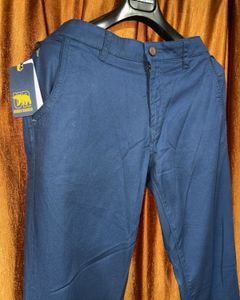 New Urban Ranger by Pantaloons Navy Blue Trousers