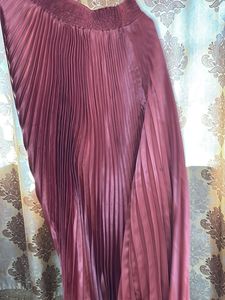 Pleated Midi Skirt