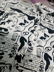 Retro Graphic Print Shirt
