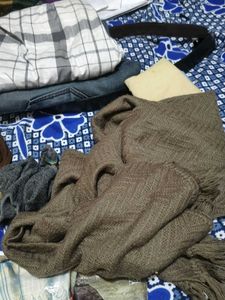 Brown Knitted Scarf