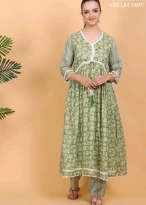 Women's Aliya Cut Kurti Set