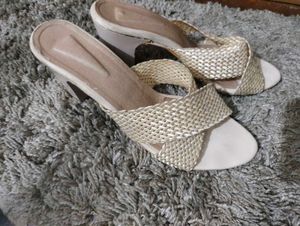 Stylish Woven Heeled Mules