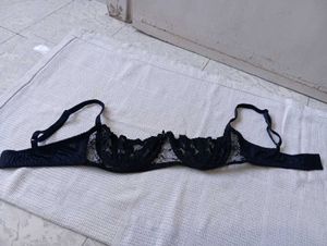 Black Lace Bra