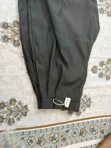 Savana Grey Wide-Leg Trousers