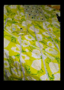 Embroidered anarkali kurti