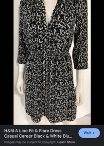H&amp;M formal Print Dress