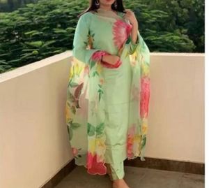 Floral Print Kurta Set